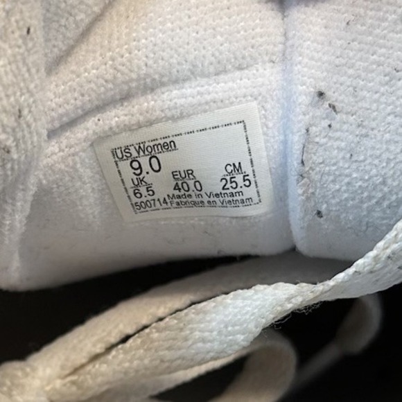 Vans Seldan Leather Shoes Women's 9 White Color - Picture 7 of 8